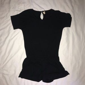 J. Crew Black Romper